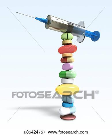 Stock Illustration - Drugs, artwork. Fotosearch