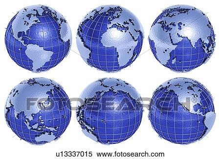 Earth, artwork View Large Illustration Stock Illustration - Earth, artwork. Fotosearch
