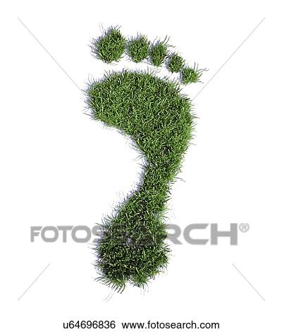 Ecological footprint, conceptual artwork View Large Illustration Stock Illustration - Ecological footprint, conceptual artwork. Fotosearch