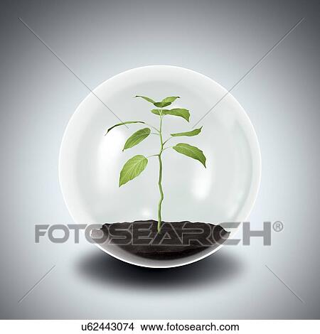Stock Illustration - Environmental protection, artwork. Fotosearch
