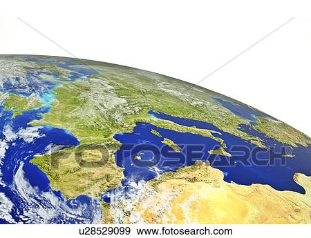 Europe, artwork View Large Illustration Stock Illustration - Europe, artwork. Fotosearch