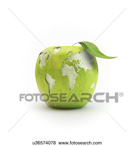 Stock Illustration - Food miles, conceptual artwork. Fotosearch