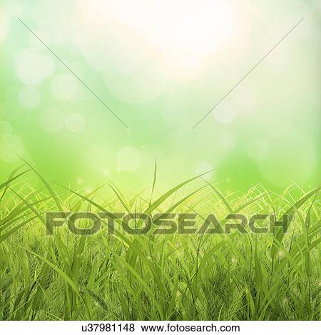 Stock Illustration - Grass, artwork. Fotosearch