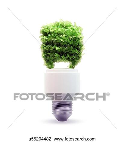 Green energy, conceptual artwork View Large Illustration Drawing - Green energy, conceptual artwork. Fotosearch