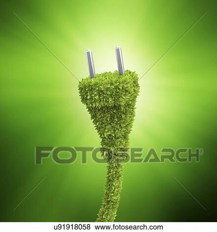 Green energy, conceptual artwork View Large Illustration Stock Illustration - Green energy, conceptual artwork. Fotosearch