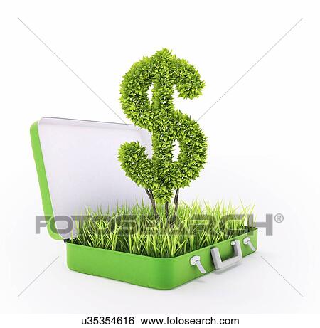 Green investment, conceptual artwork View Large Illustration Stock Illustration - Green investment, conceptual artwork. Fotosearch