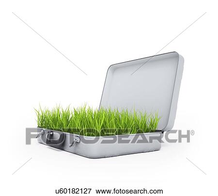 Stock Illustration - Green investment, conceptual artwork. Fotosearch