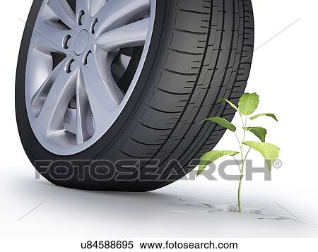 Green motoring, conceptual artwork View Large Illustration Stock Illustration - Green motoring, conceptual artwork. Fotosearch