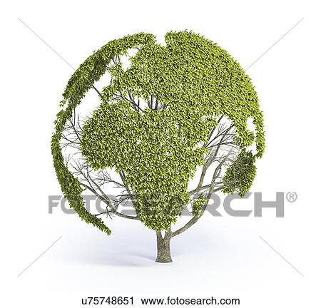 Green planet, conceptual artwork View Large Illustration Clip Art - Green planet, conceptual artwork. Fotosearch