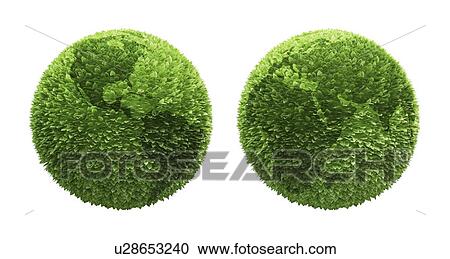 Green planet, conceptual artwork View Large Illustration Clipart - Green planet, conceptual artwork. Fotosearch
