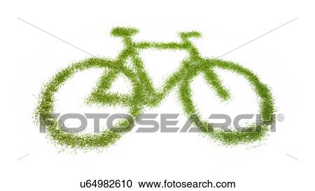 Clipart - Green transport, conceptual artwork. Fotosearch