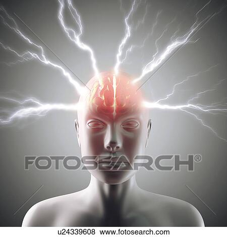 Headache, conceptual artwork View Large Illustration Stock Illustration - Headache, conceptual artwork. Fotosearch