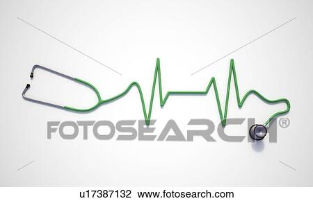 Drawing - Heart health, conceptual artwork. Fotosearch