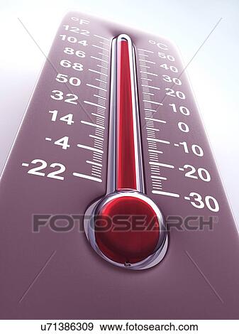 Stock Illustration - High temperature, artwork. Fotosearch