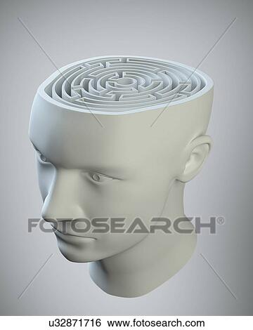 Stock Illustration - Intelligence, conceptual artwork. Fotosearch