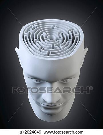 Stock Illustration - Intelligence, conceptual artwork. Fotosearch