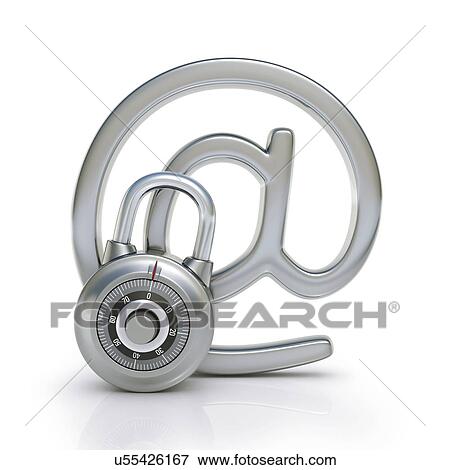 Stock Illustration - Internet security, conceptual artwork. Fotosearch