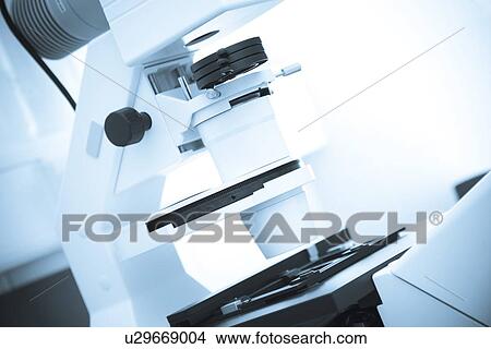 Stock Illustration - Light microscope. Fotosearch