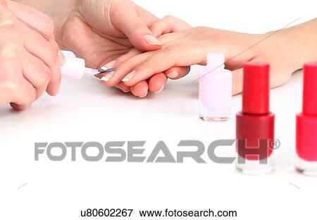 Stock Illustration - Manicure. Fotosearch