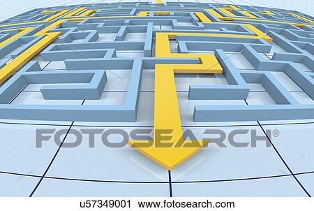 Clip Art - Maze, artwork. Fotosearch