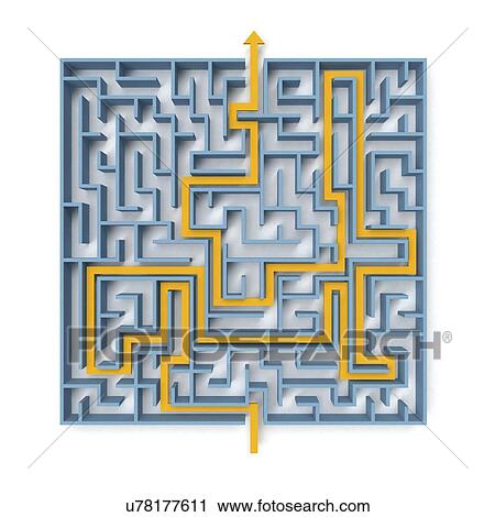 Clip Art - Maze, artwork. Fotosearch