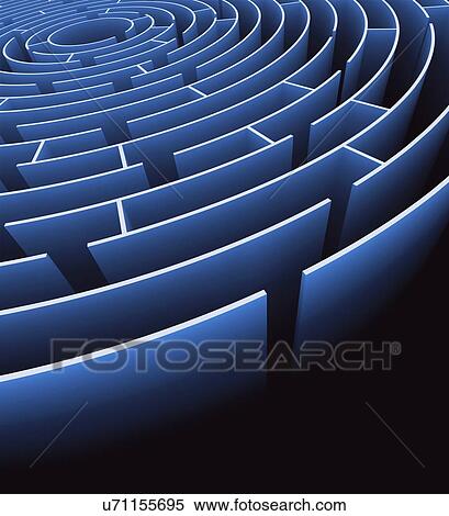 Stock Illustration - Maze, artwork. Fotosearch
