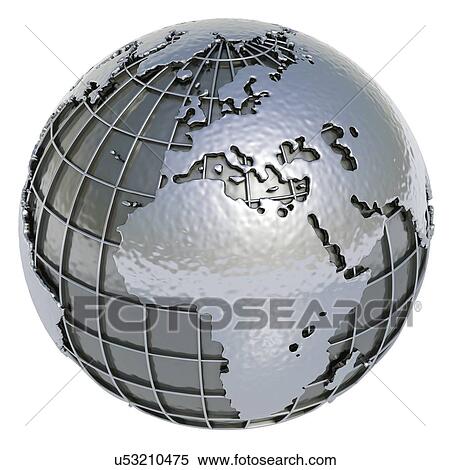 Metal Earth, artwork View Large Illustration Stock Illustration - Metal Earth, artwork. Fotosearch