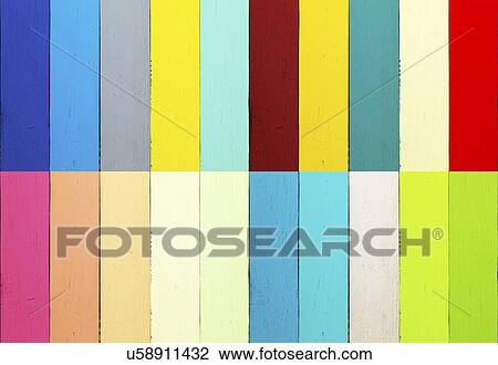 Multicoloured planks View Large Illustration Drawing - Multicoloured planks. Fotosearch