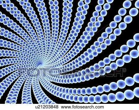 Stock Illustration - Nanospheres, artwork. Fotosearch