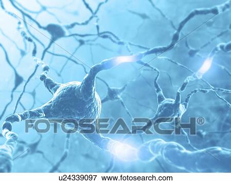 Neural network, artwork View Large Illustration Stock Illustration - Neural network, artwork. Fotosearch