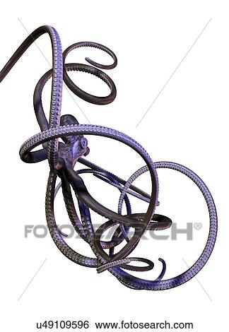 Octopus, artwork View Large Illustration Stock Illustration - Octopus, artwork. Fotosearch