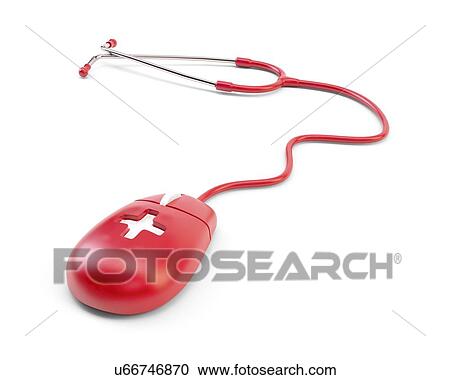 Online diagnosis, conceptual artwork View Large Illustration Clipart - Online diagnosis, conceptual artwork. Fotosearch