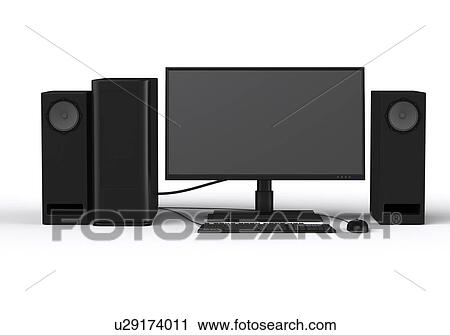 Personal computer, artwork View Large Illustration Clip Art - Personal computer, artwork. Fotosearch
