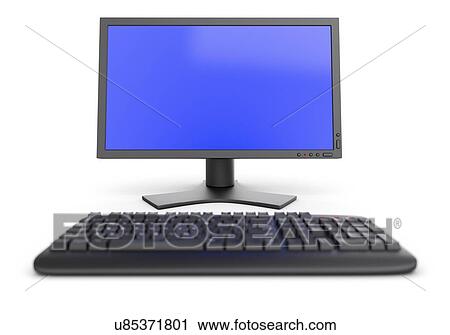 Personal computer, artwork View Large Illustration Clip Art - Personal computer, artwork. Fotosearch