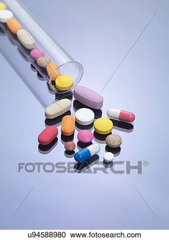 Clipart - Pharmaceutical research, conceptual image. Fotosearch