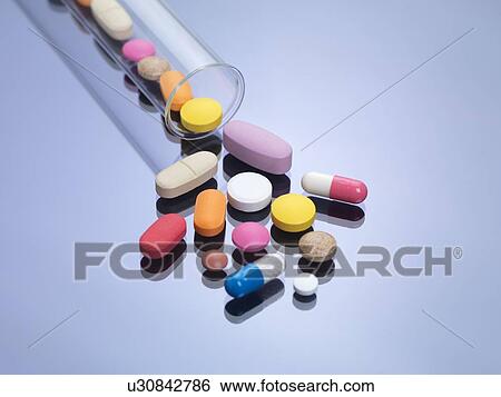 Stock Illustration - Pharmaceutical research, conceptual image. Fotosearch