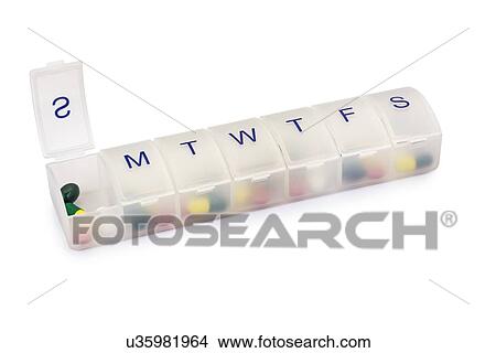 Pill box View Large Illustration Stock Illustration - Pill box. Fotosearch