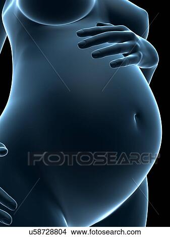Stock Illustration - Pregnancy, artwork. Fotosearch