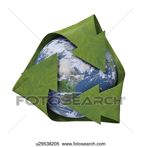 Recycling, conceptual artwork View Large Illustration Stock Illustration - Recycling, conceptual artwork. Fotosearch