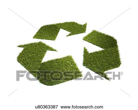 Stock Illustration - Recycling, conceptual artwork. Fotosearch