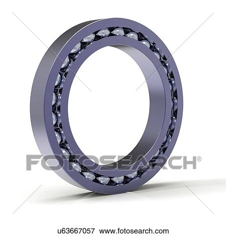 Stock Illustration - Roller bearing, artwork. Fotosearch