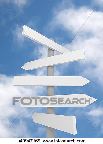 Signpost, artwork View Large Illustration Stock Illustration - Signpost, artwork. Fotosearch