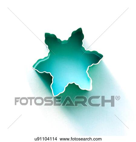 Snowflake cookie cutter View Large Illustration Stock Illustration - Snowflake cookie cutter. Fotosearch