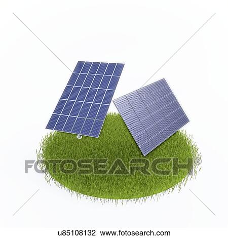 Solar energy, artwork View Large Illustration Drawing - Solar energy, artwork. Fotosearch