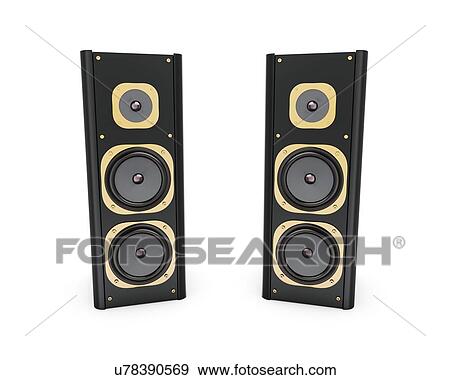 Speakers View Large Illustration Stock Illustration - Speakers. Fotosearch