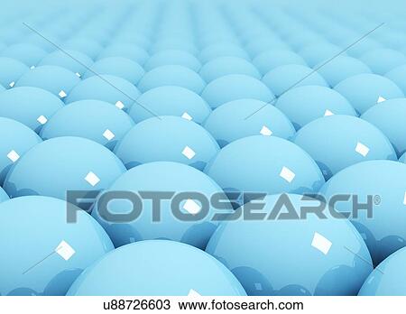 Drawing - Spheres, artwork. Fotosearch
