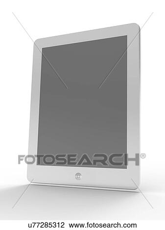 Tablet computer, artwork View Large Illustration Drawing - Tablet computer, artwork. Fotosearch