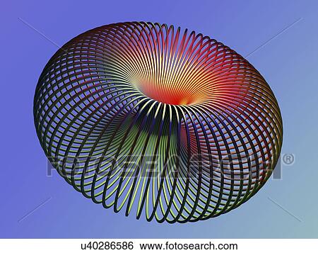Torus, artwork View Large Illustration Stock Illustration - Torus, artwork. Fotosearch