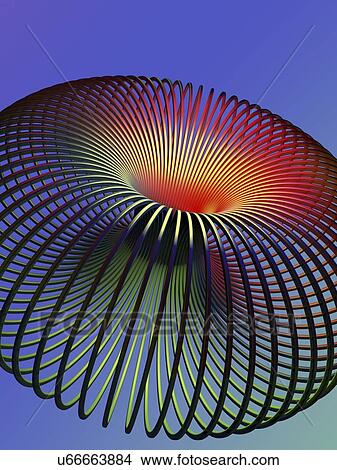 Stock Illustration - Torus, artwork. Fotosearch