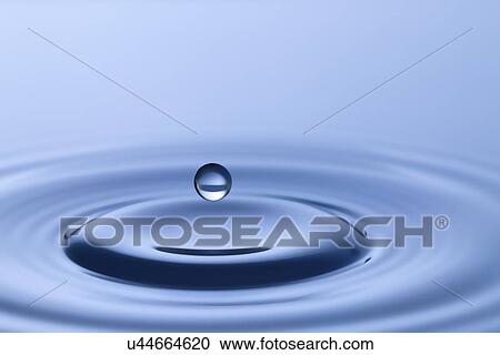 Clipart - Water drop impact. Fotosearch